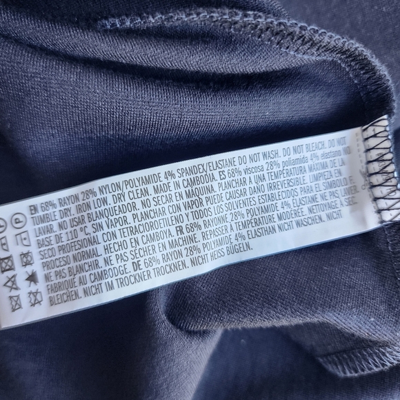 NWT Forever 21 Stretch Knee Length Sleeveless Jersey Knit Black Dress S - Picture 13 of 13